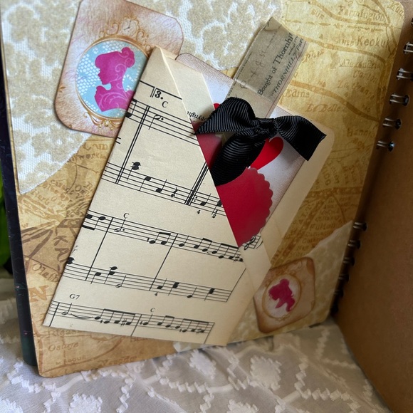 Handmade Vintage Travel Worldly Theme Junk Journal Scrapbook One of a Kind - Picture 16 of 16